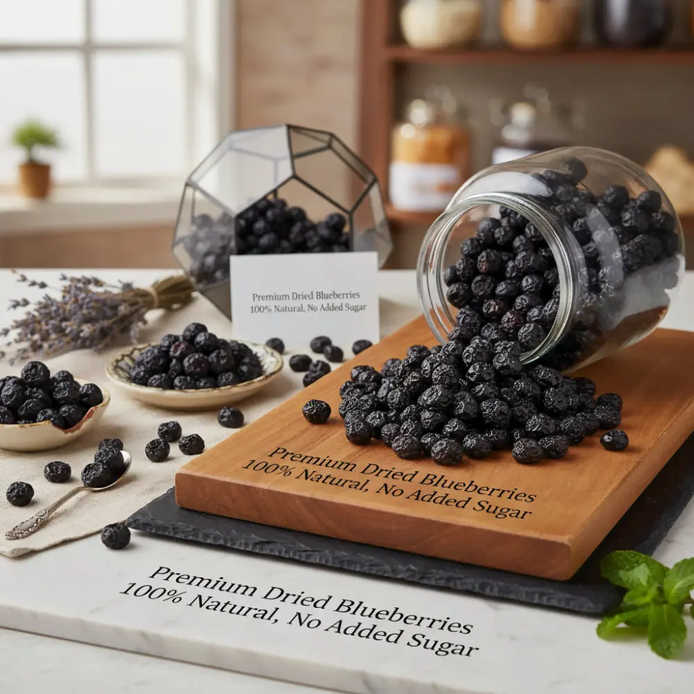 Premium Quality Dried Blueberries - No Additives