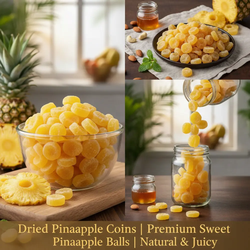 Sweet Pineapple Balls - Juicy & Chewy Texture