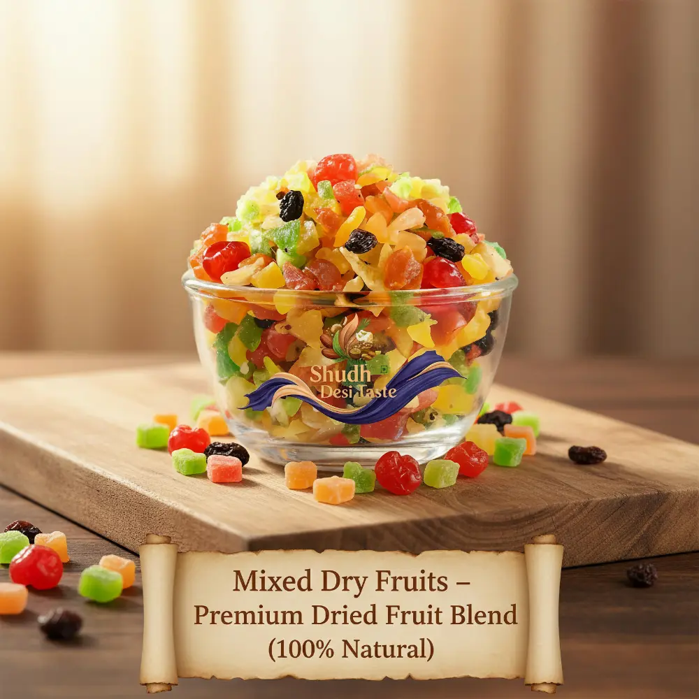 Natural Dried Fruits - No Added Sugar Healthy Snack