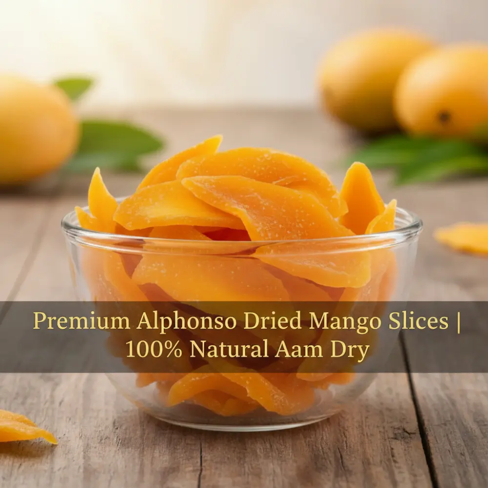 Natural Dried Mango Slices - Texture Detail