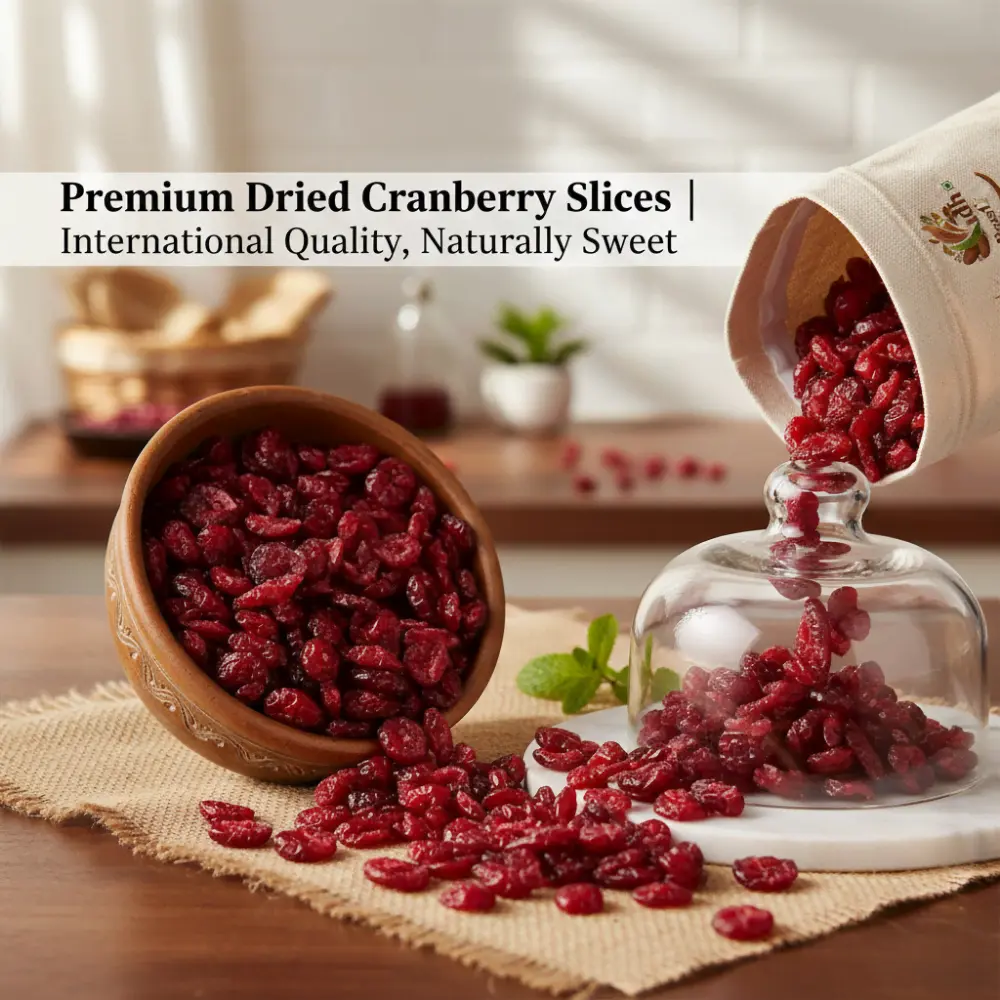 Natural Cranberry Slices - Closeup View