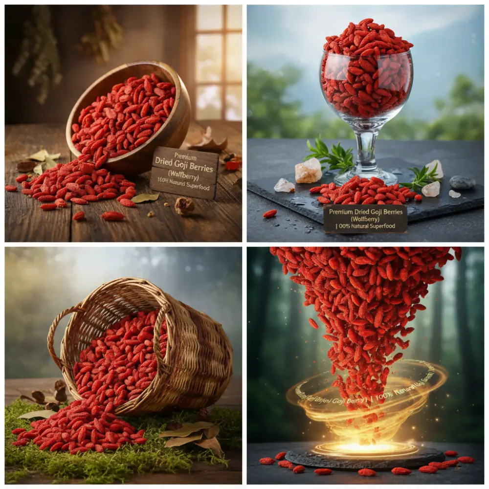 Goji Berries Quality - Sun-Dried Perfection