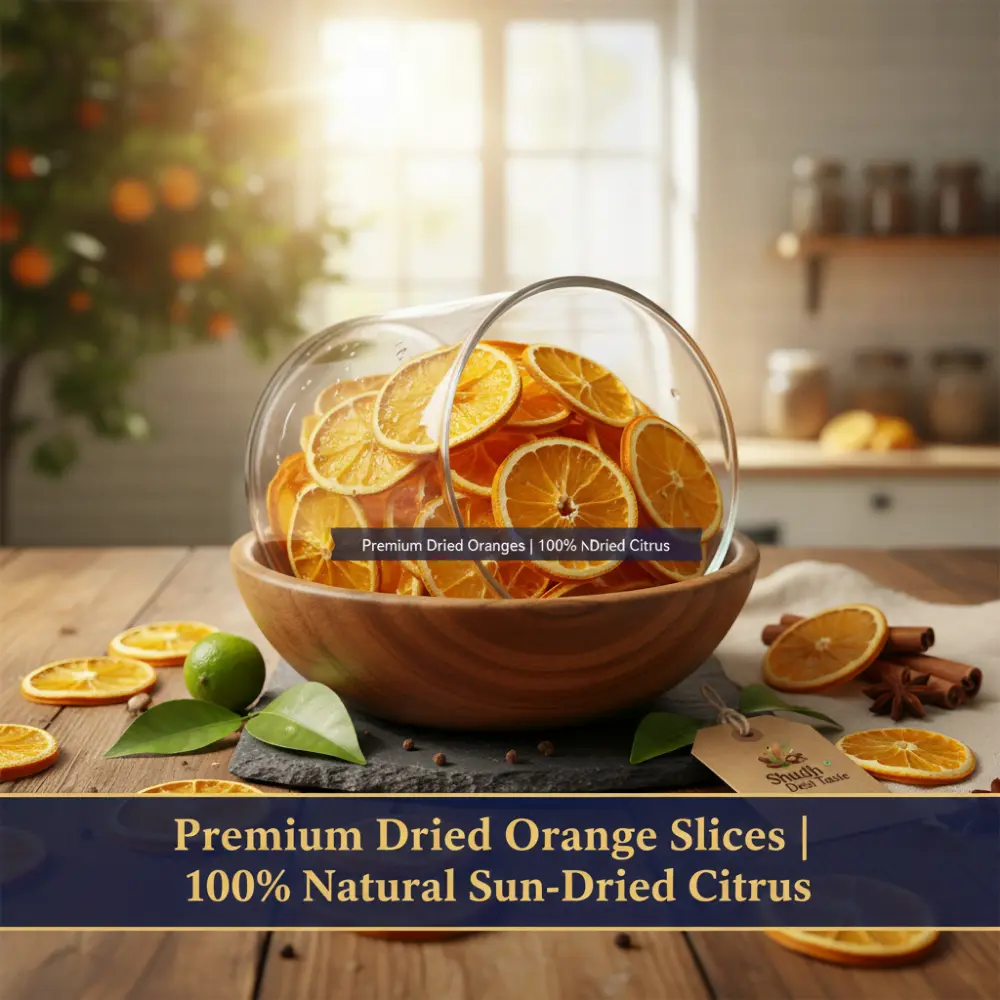 Dried Orange Slices Closeup - Perfect for Tea Infusion