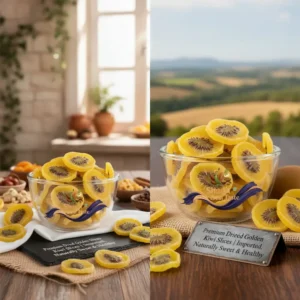 Premium Dried Golden Kiwi Slices | Imported, Naturally Sweet & Healthy