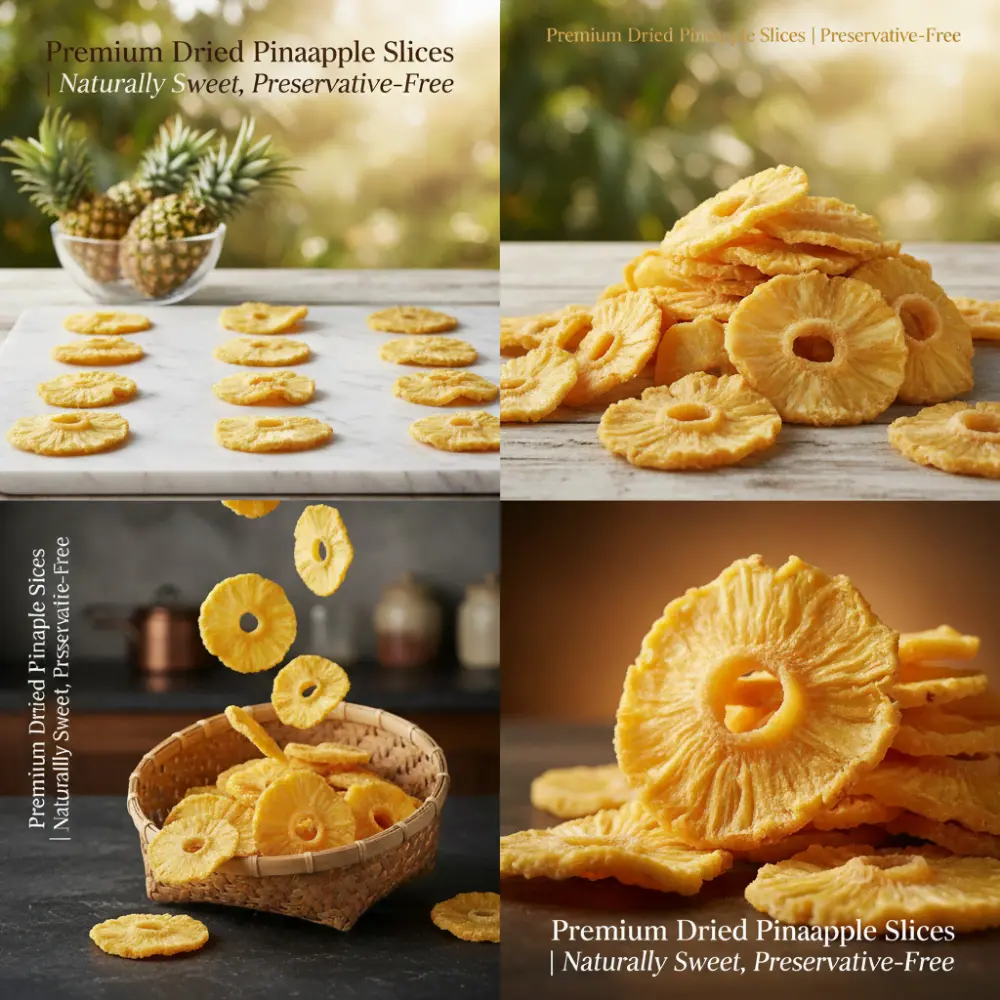 Premium Quality Dried Pineapple Slices - Perfect for Snacking