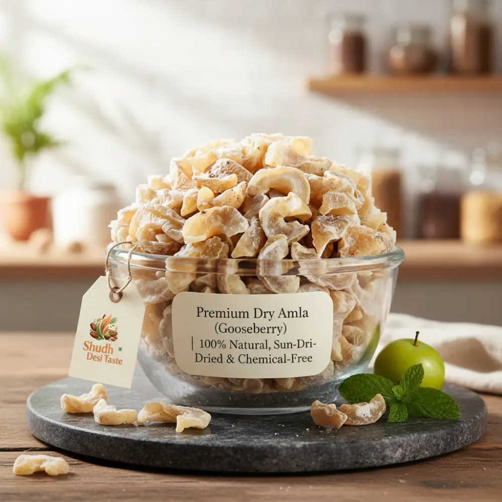 Natural Dried Amla - Rich in Vitamin C & Antioxidants