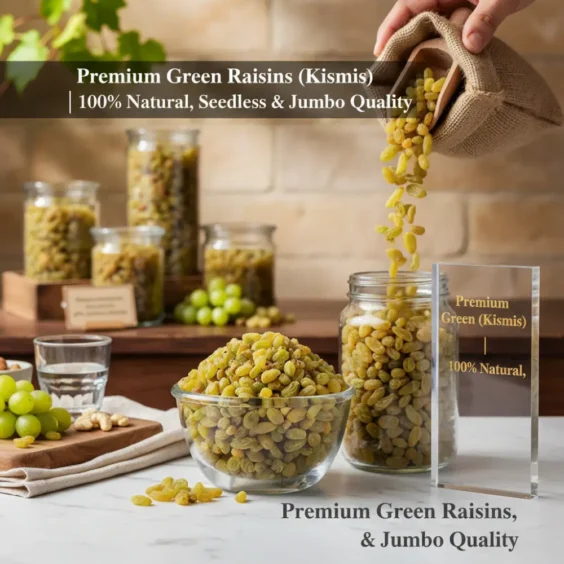 Premium Green Raisins Kismis 2 564x564