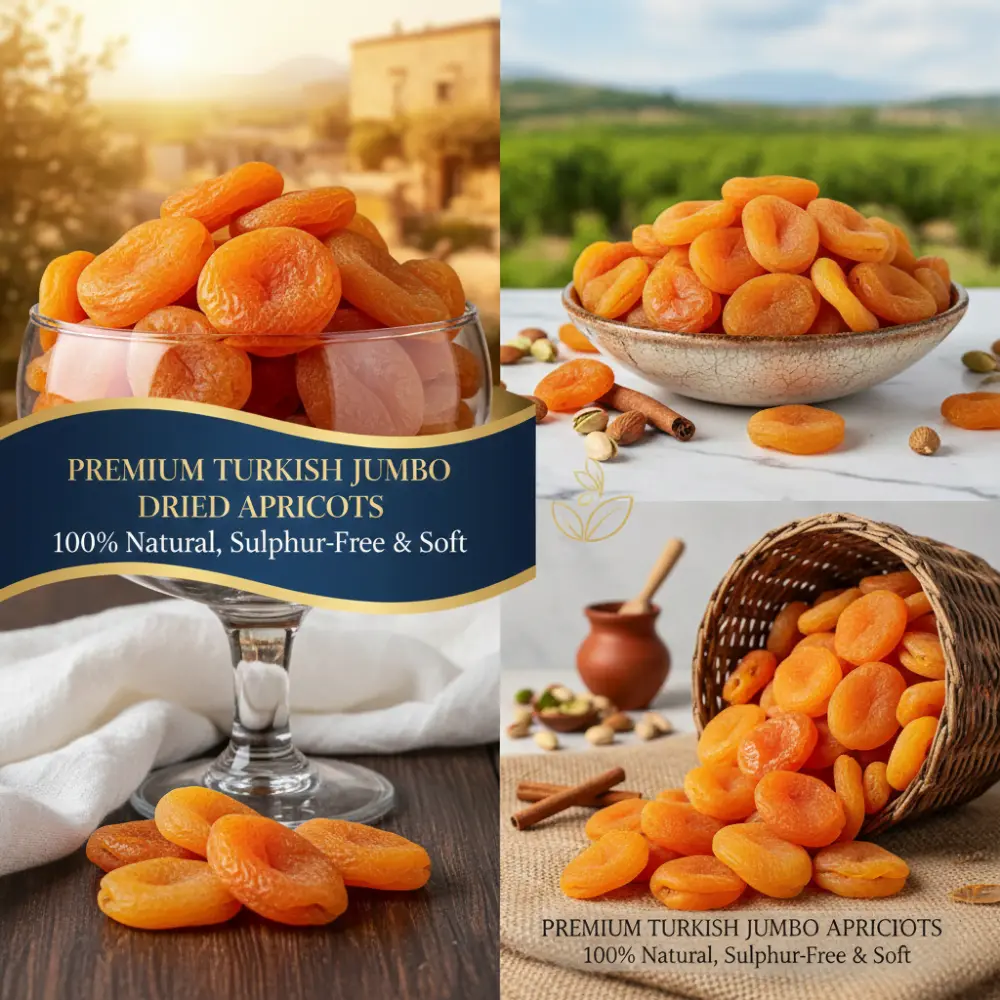 Turkish Apricots Packaging - Premium Quality